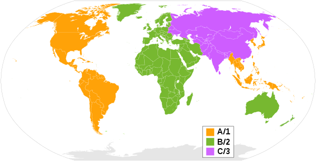 Kody DVD https://en.wikipedia.org/wiki/File:Blu-ray-regions_with_key.svg